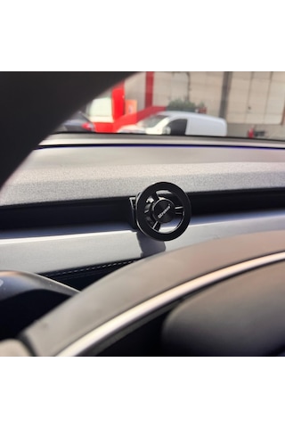 Tesla Model Y Juniper Magsafe Uyumlu Manyetik Telefon Tutucu, Araç İçi Kolay Montaj 2 Mixed