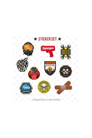 Bdls24 Küçük Boy 10lu Sticker Seti
