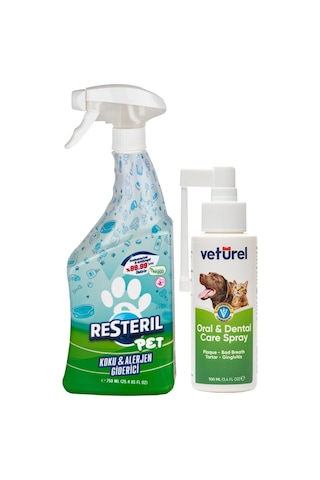 Tr Ayrex Köpek Koku Giderici Köpek Ağız Kokusu Köpek Zindelik Köpek Bakım Pet 750ml - Ağız Diş Bakım Spreyi