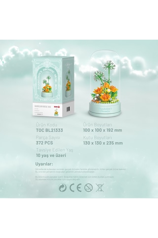 Balody Dandelion S Promise Müzik Kutusu Yapı Bloğu Seti 372 Parça