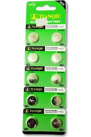 Tıanqıu 10 Adet Lr1130 Ag10 Cihaz Ve Saat Pili