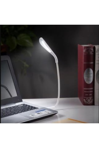 Usb Girişli 14 Ledli 3 Kademeli Dokunmatik Masa/kitap Okuma Lambası Ledi Beyaz Beyaz