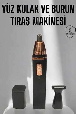 Tıraş Makinesi Kulak Burun Ve Yüz Temizleyici Şarjlı Mini -