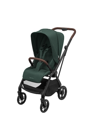 Maxi-Cosi Leona2-Cabriofix I-Size Tek Elle Katlanabilen Ultra Kompakt Çift Yönlü Seyahat Sistem Bebek Arabası Green