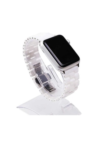 Watch 42mm Uyumlu Krd-15 Metal Mkst Kordon-beyaz