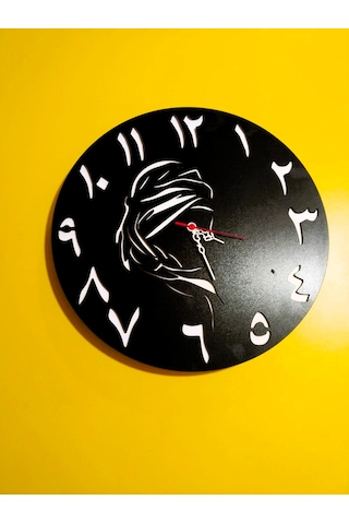 Said Nursi Ahşap Saat 3 Lü Set Çok Renki