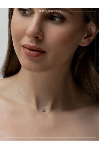 Jp Olıva 925 Ayar Gümüş A Harfli Koly 378563599 Gümüş