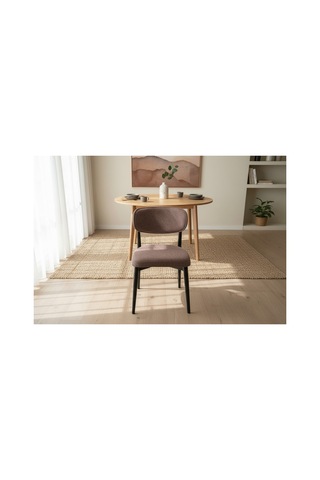 Efe Mobilya T- 6005 Kemençe 70x120 Mdf Polo Kahverengi 4 Kişilik Yemek Masası Takımı