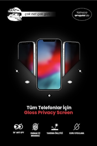 Honor 90 Parlak Hayalet Yandan Görünmeyen Gizli Poliüretan Film
