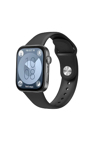 Tuva Teknoloji Huawei Watch Fit 3 Krd-11 22mm Silikon Kordon-siyah