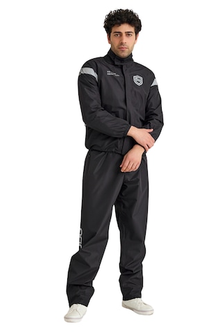 Scudo Peru Siyah Alt Üst Motosiklet Yağmurluğu - 4xl