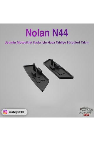 Nolan N44 Uyumlu Hava Tahliye Sürgüleri Sağ-sol Takım