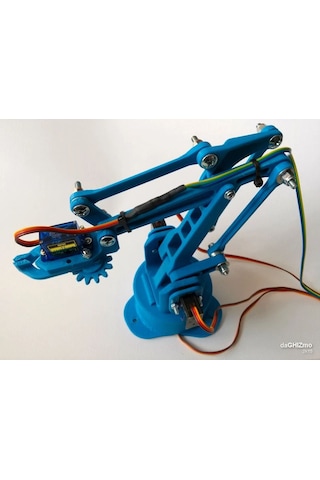 Arduino Plastik Robot Kol Parçaları Demonte