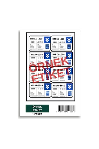 Herboy Hb-1000 210 X 297 Mm A4 Baskılı Laser Etiket 25 Adet