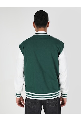 Colins Regular Fit Baskılı Yeşil Erkek Ceket Cl1061896 Q1.v1 Grn 001