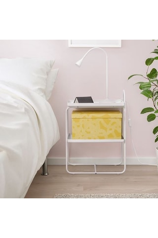 Ikea Hattasen Komodin, Beyaz, 43x27x58 Cm