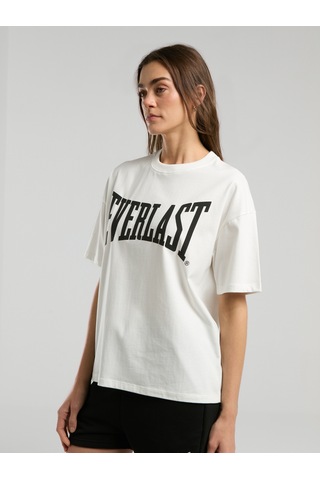 Everlast Ever Classics Wmn Oversize Beyaz Kadın Tişört Beyaz