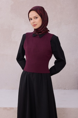 BELLİ Geometrik Desen İpek Twill Eşarp 4221d01 Bordo - 03