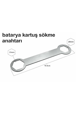 Eeyza Yapı Batarya Kartuş Sökme Takma Anahtarı Banyo Evye Lavabo Bataryaları