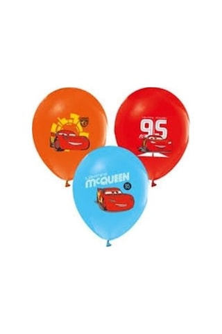 Cars Arabalar Şimşek Mcqueen 8 Kişilik 11 Parça Doğum Günü Set