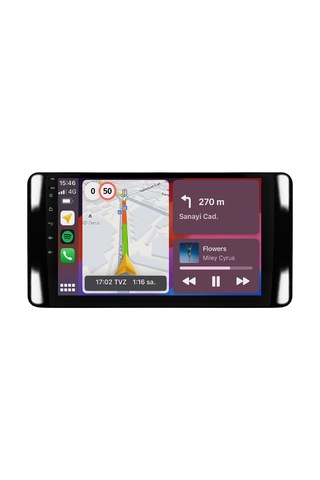 Skoda Scala Android Multimedya Sistemi 2021+ Crv4946xp Piano Black Çerçeve 10"
