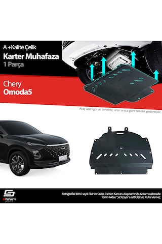 S-dizayn Chery Omoda5 Çelik Karter Muhafaza Koruma 2022 Üzeri A+ Kalite