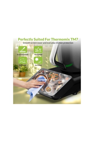Thermomix Tm7 Uyumlu 9h Kırılmaz Nano Cam Ekran Koruyucu Çizilmeye Dayanıklı Şeffaf-9hnona