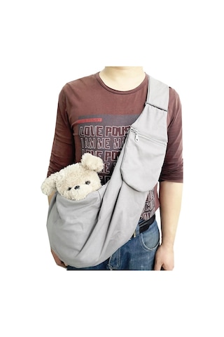 Sones Evcil Hayvan Taşıma Sırt Çantası Omuz Askısı Ayarlanabilir Pet Gezisi Çapraz Çanta