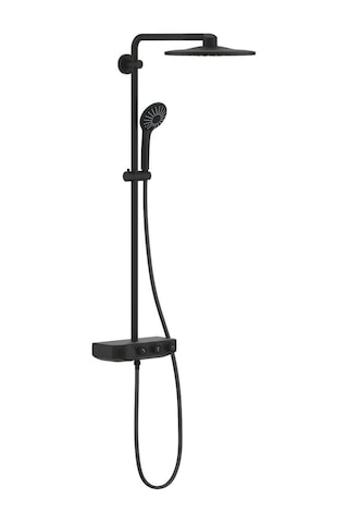Grohe Euphoria Smartcontrol System 310 Duo Duvara Monte Termostatik Bataryalı Duş Sistemi Phantom Black - 22120kf0 Siyah