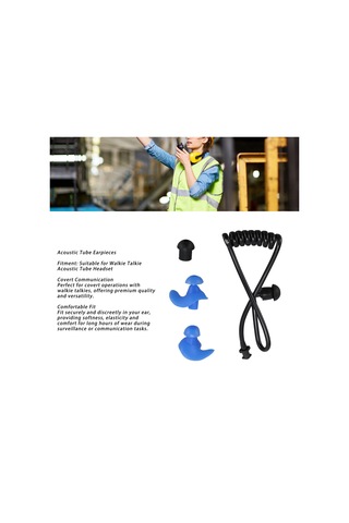 Mavi Akustik Tüplü Kulaklık Yedek Parçası Huiliang