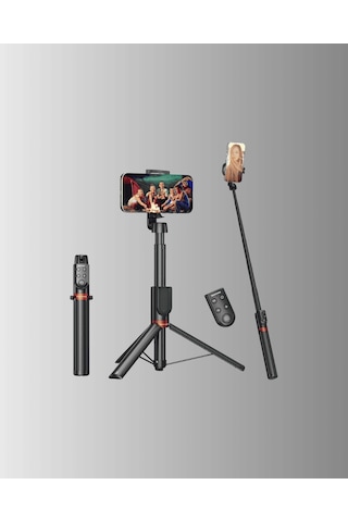 Tripodlu Telefon Tutucu, Canlı Yayın Ve Fotoğraf İçin