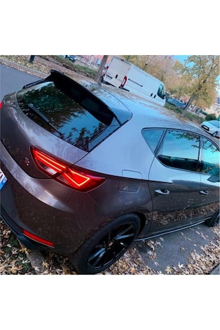 Seat Leon Boyalı Bagaj Üstü Spoiler 2013-2020 Arası Uyumlu