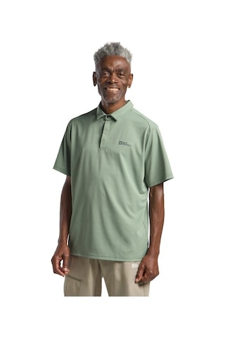 Jack Wolfskin Jack Wolfskın Erkek Delgamı Polo M Eucalyptus Polo T-shırt 1809801tr-133 Açık Yeşil