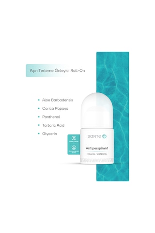 Provitamin B5 Içeren Koltuk Altı Beyazlatıcı Terleme Önleyici Antiperspirant Roll-on 50 Ml