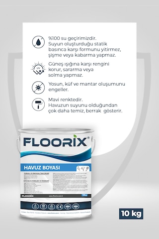 Floorix Havuz Boyası 10 Kg