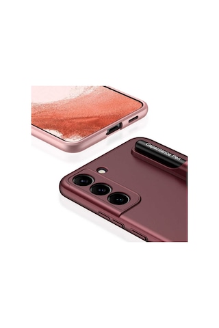 Samsung Uyumlu Galaxy S22 Kılıf Zore Kalemli Kıpta Kapak