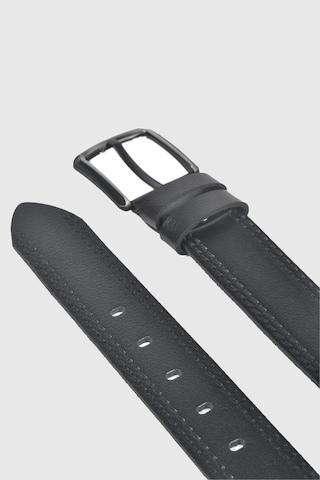 Deepsea Erkek Siyah %100 Hakiki Deri Kemer 4,5 Cm Özel Yapım Deri Kot Kemeri 2402604 Siyah