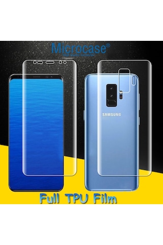Samsung Uyumlu Galaxy S9 Plus Full Ön Arka Kaplama Tpu Soft Koruma Filmi