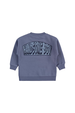 Civil Boys Hnadsome Baskılı 2-5 Yaş Sweatshirt - Mavi Koyu İndigo