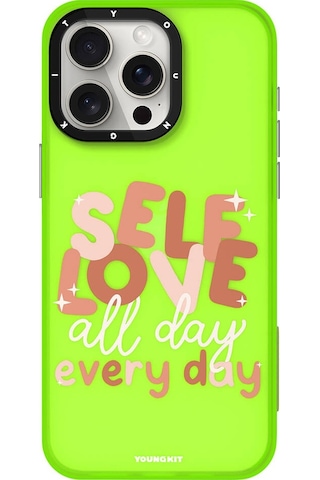 Apple Uyumlu iPhone 12 Pro Kılıf Bethany Green Tasarımlı Youngkit Sweet Language Kapak Yeşil