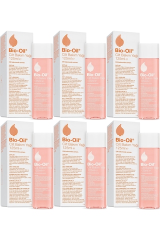 Bio-oil Çatlak Oluşumunu Önleyici Cilt Bakım Yağı 125ml-6 Lı Set