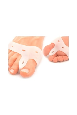 Büro Ev Ofis Personeli İçin Makaralı Ayak Parmak Metatars Korur Silikon