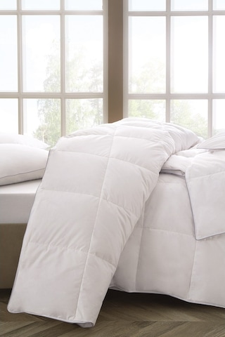 Yataş Bedding Deluxe Kaz Tüyü Çift Kişilik Xl Yorgan (%70 Gıdık) Beyaz