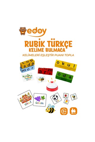 Edoy Sabır Küpü Türkçe Bulmaca Zeka Ve Görsel Hafıza Geliştirici Oyunc