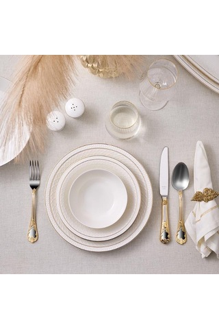 Aryıldız Almada Gold Yemek Takımı 60 Parça Diğer