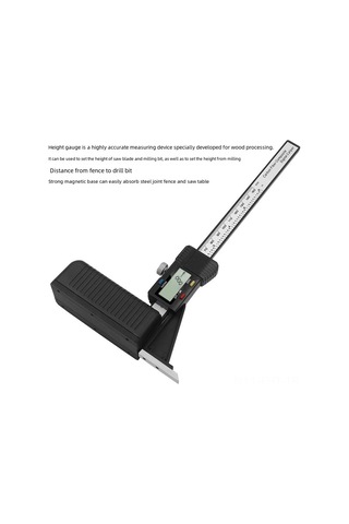 Hangfox Ahşap İşleri İçin 0-150mm Elektromanyetik Tabanlı Dijital Yükseklik Ölçücüsü - Kesme Ve İşaretleme İçin Hassas Ölçüm Aleti