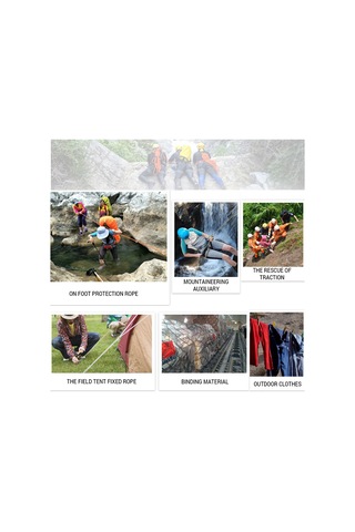 Maiyame Oranj 10mm 10m Polipropilen Dağcı Ip - 1200 Kg Dayanım, Hafif, Su Kaynaklı, Tırmanma Ve Doğa Maceraları İçin Güvenlik Eriği Çok Renkli