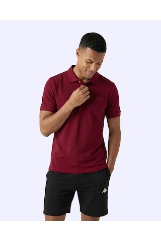 Kappa Fausto Erkek Bordo Regular Polo Yaka Tişört