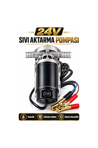Kendinden Emişli 600w Paslanmaz Gövdeli Yakıt Aktarma Pompası