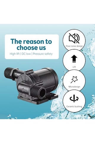 Dc 12v 180 Derece Düşük Gürültü Mini Dalgıç Su Pompası